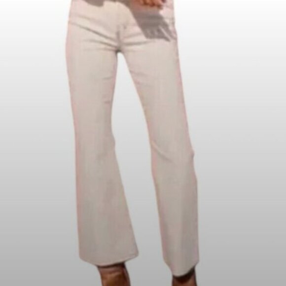 Kate Hudson Happy X Nature High Rise Crop Boots Jeans - Picture 1 of 14